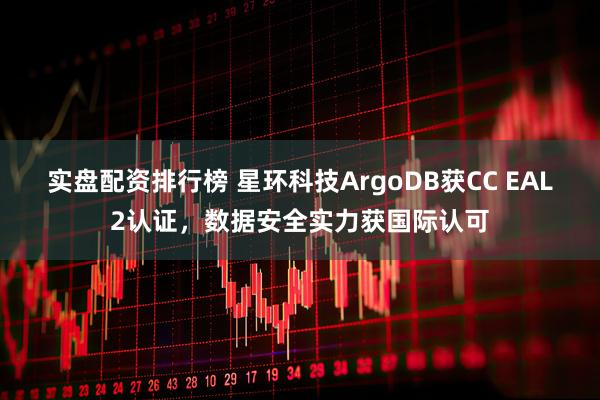 实盘配资排行榜 星环科技ArgoDB获CC EAL2认证，数据安全实力获国际认可